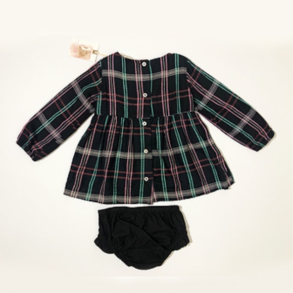 Jessica Simpson Baby Girl Plaid Dress - Picture 3 of 3